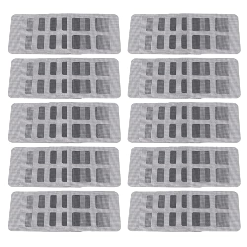 YDRCESMI Bodenablaufabdeckungen, Haarfänger, Netzaufkleber, für Badezimmer und Küchenspüle, 100 x 100 mm, 60 Stück YDRCESMI Bodenablaufabdeckungen, Haarfänger, Netzaufkleber, für Badezimmer und Küchenspüle, 100 x 100 mm, 60 Stück von YDRCESMI