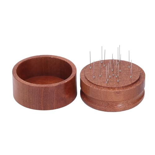 YDRCESMI Kaffee Nadel Vertreiber Shabili Holz Kaffeemühlen Nadel Verteiler Kaffee Verteiler Nadel Nadel Verfälschung Kaffeenadel-Werkzeug Holz Kaffee Nadel Rührer (51 mm) von YDRCESMI