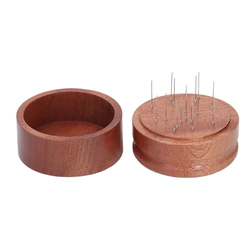 YDRCESMI Kaffee Nadel Vertreiber Shabili Holz Kaffeemühlen Nadel Verteiler Kaffee Verteiler Nadel Nadel Verfälschung Kaffeenadel-Werkzeug Holz Kaffee Nadel Rührer (53 mm) von YDRCESMI
