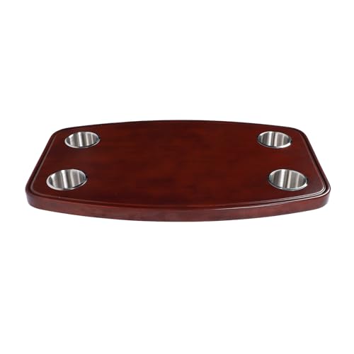 YDRCESMI RV Table Top Holz abnehmbare Desktop -Tafel Große Tischplatte mit Tassenhaltern für Meeresbootyacht von YDRCESMI