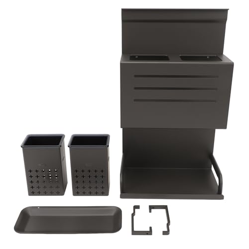 YDRCESMI Wandmontage Utensilienregal Grau Aluminiumlegierung Multi -Gebrauch Wand Utensil Organizer Rack für Essstäbchen Löffel Gewürze Flaschen und Schneidbretter leicht zu YDRCESMI Wandmontage Utensilienregal Grau Aluminiumlegierung Multi -Gebrauch Wand Utensil Organizer Rack für Essstäbchen Löffel Gewürze Flaschen und Schneidbretter leicht zu von YDRCESMI
