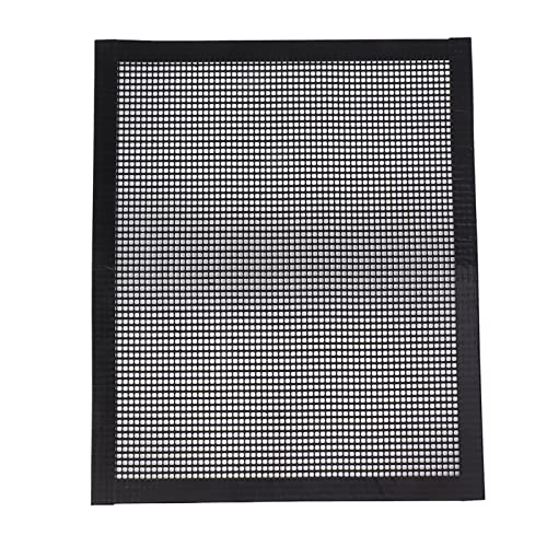 YDRCESMI wiederverwendbares BBQ -Maschengrillbeutel Nicht -Stick zum Temperaturwiderstand Grillen im Holzkohlegasmikrowellenofen (Tiling Grid(40x33cm/15.75x12.99in)) von YDRCESMI