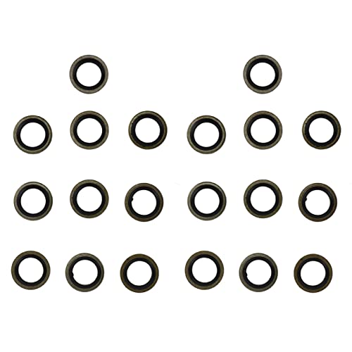 Ydrcesmi 10 mm Banjo Bolt Brennstoffversiegelung Unterlegscheiben Gummi - -Kraftstoffsystem Dichtungsdichtung Ersatz für 20 Stcs Ydrcesmi 10 mm Banjo Bolt Brennstoffversiegelung Unterlegscheiben Gummi - -Kraftstoffsystem Dichtungsdichtung Ersatz für 20 Stcs von YDRCESMI