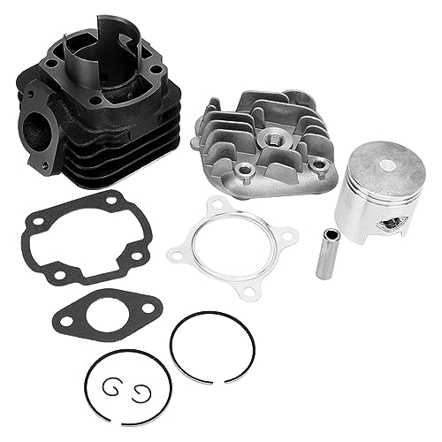Ydrcesmi 11pcs Aluminiumlegierung 47 mm Bohrer Zylinder Kolben Kit Top End Rebuild Set für Jog von YDRCESMI