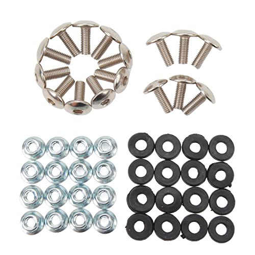 Ydrcesmi 16 Set Mublard Bolt Waschmaschinenschraub Kit High Stability Firma zuverlässiges feines Erscheinungsbild 50cc 70cc 90cc 110cc 125cc ATV Quad 4 Wheeler Ydrcesmi 16 Set Mublard Bolt Waschmaschinenschraub Kit High Stability Firma zuverlässiges feines Erscheinungsbild 50cc 70cc 90cc 110cc 125cc ATV Quad 4 Wheeler von YDRCESMI