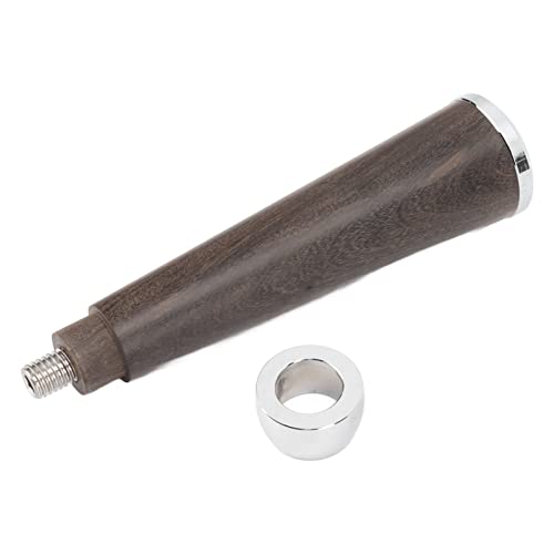 Ydrcesmi Black Rosewood Coffee Portafilter Griff M10 Thread Professioneller Filterersatz mit komfortables Griff für Espressomaschine von YDRCESMI