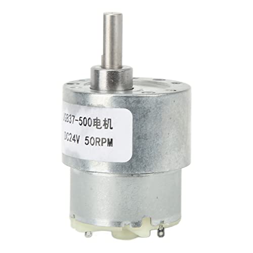 Ydrcesmi DC Getriebe Motor Große Torsionsgeschwindigkeit einstellbare DC -Reduktion Motor DC24V 50 U/min für Robotermodell von YDRCESMI