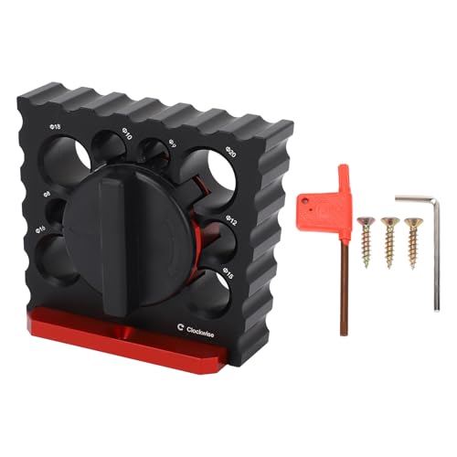 Ydrcesmi Electric Bohrmahlen Mücher Maker Jig Kit Aluminiumlegierung 8 Löcher halb automatische Rotationskopf Einstellbare Dübelschneiderplatte für Präzisionsholzbearbeitung Ydrcesmi Electric Bohrmahlen Mücher Maker Jig Kit Aluminiumlegierung 8 Löcher halb automatische Rotationskopf Einstellbare Dübelschneiderplatte für Präzisionsholzbearbeitung von YDRCESMI