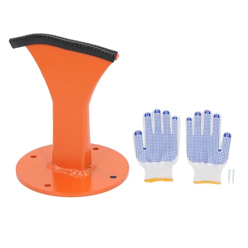 Ydrcesmi Wood Lightling Splitter Forged Stahl Block Splitter tragbares Holzhacking -Werkzeug für Kamine Herde Lagerfeuer (Orange) von YDRCESMI