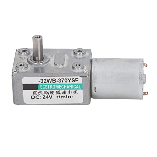 Ydrcesmi Wurmgetriebe Motor Selbstverriegelung reversible Hochtorsion einstellbare Geschwindigkeitsreduzierung Elektrisches Getriebe DC 24 V (10r/min) von YDRCESMI