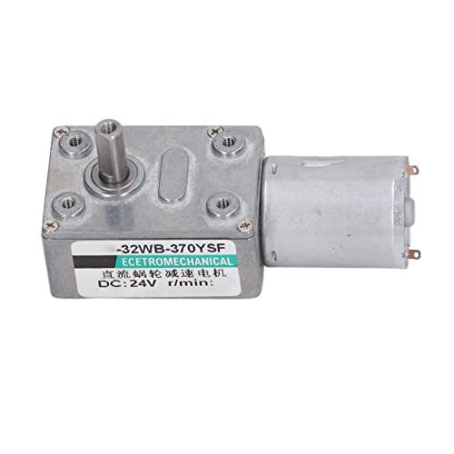 Ydrcesmi Wurmgetriebe Motor Selbstverriegelung reversible Hochtorsion einstellbare Geschwindigkeitsreduzierung Elektrisches Getriebe DC 24 V (30r/min) von YDRCESMI