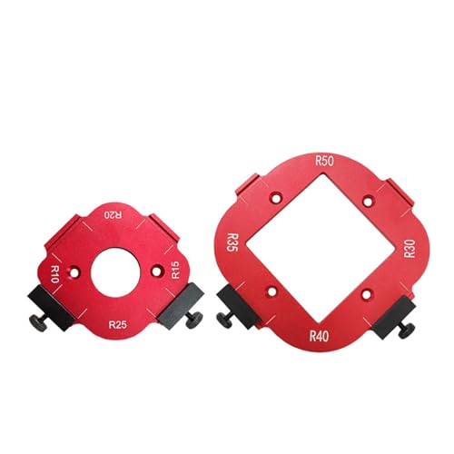 Ydrcesmi2pcs Set Radius Jig Router -Vorlage 4 in 1 10 25r 30 50r Aluminiumlegierung gerundeter Ecken Router -Bit -Vorlage für Winkel -Eckradius -Routing und Klopfenplatte Trimmen Ydrcesmi2pcs Set Radius Jig Router -Vorlage 4 in 1 10 25r 30 50r Aluminiumlegierung gerundeter Ecken Router -Bit -Vorlage für Winkel -Eckradius -Routing und Klopfenplatte Trimmen von YDRCESMI