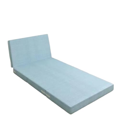 Matratzen Lazy Tatami Yogamatte Faltbare Leichtigkeit Tragbare Matratze Büroangestellte Mittagspause Schlafmatte Bodenbelag für Reisen, Camping(Color3,120x200cm) von YDYAENIO