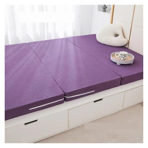 Matratzen Tatami-Matte for den Haushalt, faltbare Schwammmatte ist durch Schlafmatten for Studenten im Wohnheim getrennt, einzelne Etagen-Schlafmatte für Reisen, Camping(Colour-2(Thick 5cm),150x190cm) von YDYAENIO