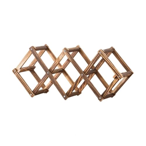 YDYAENIO 3-10 Holzlagerregal Holzdisplayregal Bienenförmiges Holzweinlagerregal for Flaschen for Zuhause(Color1) von YDYAENIO