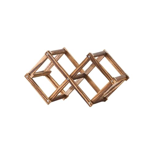 YDYAENIO 3-10 Holzlagerregal Holzdisplayregal Bienenförmiges Holzweinlagerregal for Flaschen for Zuhause(Color2) von YDYAENIO