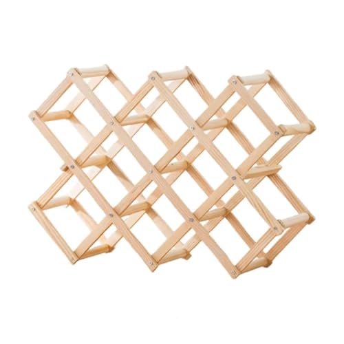 YDYAENIO 3-10 Holzlagerregal Holzdisplayregal Bienenförmiges Holzweinlagerregal for Flaschen for Zuhause(Color4) von YDYAENIO