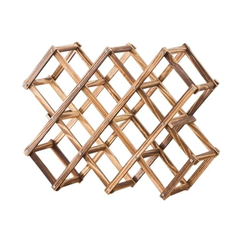 YDYAENIO 3-10 Holzlagerregal Holzdisplayregal Bienenförmiges Holzweinlagerregal for Flaschen for Zuhause(Color5) von YDYAENIO