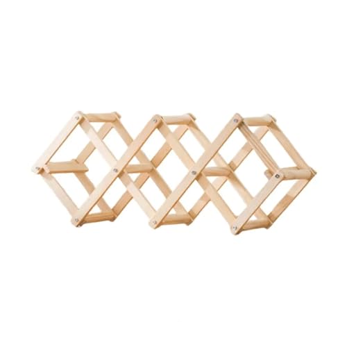YDYAENIO 3-10 Holzlagerregal Holzdisplayregal Bienenförmiges Holzweinlagerregal for Flaschen for Zuhause(Color6) von YDYAENIO