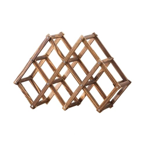 YDYAENIO 3-10 Holzlagerregal Holzdisplayregal Bienenförmiges Holzweinlagerregal for Flaschen for Zuhause(Color8) von YDYAENIO