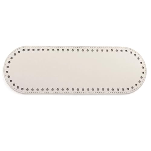 YDYAENIO 30x10cm Taschenboden for Stricktasche PU Leder Handgefertigter Boden mit Löchern DIY Häkeltaschen Zubehör zum Basteln von DIY(11) von YDYAENIO