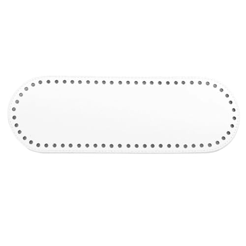 YDYAENIO 30x10cm Taschenboden for Stricktasche PU Leder Handgefertigter Boden mit Löchern DIY Häkeltaschen Zubehör zum Basteln von DIY(2) von YDYAENIO