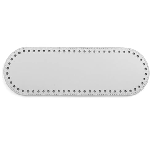 YDYAENIO 30x10cm Taschenboden for Stricktasche PU Leder Handgefertigter Boden mit Löchern DIY Häkeltaschen Zubehör zum Basteln von DIY(4) von YDYAENIO