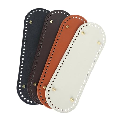 YDYAENIO 4 Teile/Satz Oval Runde Tasche Boden Former Handgemachte PU Leder Basis Nagel Pad DIY Häkeln Faux zum Basteln von DIY YDYAENIO 4 Teile/Satz Oval Runde Tasche Boden Former Handgemachte PU Leder Basis Nagel Pad DIY Häkeln Faux zum Basteln von DIY von YDYAENIO
