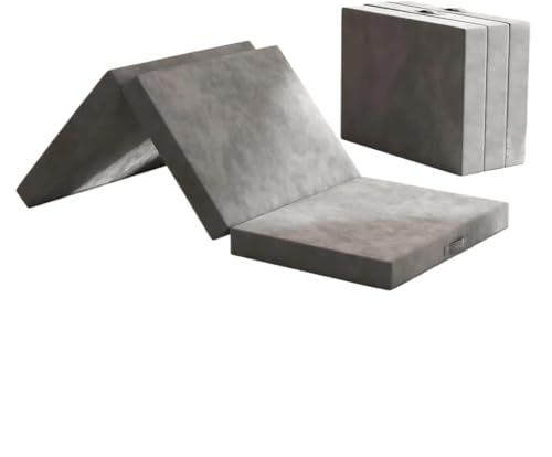 YDYAENIO Klappmatratze Einzelbett, 90 * 190 * 10CM Faltbare Matratze Einzelbett, Dreifach-Matratze, Gästematratze Memory Foam mit Waschbar für Reisen, Camping YDYAENIO Klappmatratze Einzelbett, 90 * 190 * 10CM Faltbare Matratze Einzelbett, Dreifach-Matratze, Gästematratze Memory Foam mit Waschbar für Reisen, Camping von YDYAENIO