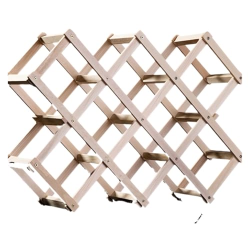 YDYAENIO Weinflaschenständer, Halterung zur Aufbewahrung von Weinflaschen, Zubehör for die Hausbar, Regalhalter, Schaufenster, Regal, Schließfach, Holzhalter(Color2) von YDYAENIO