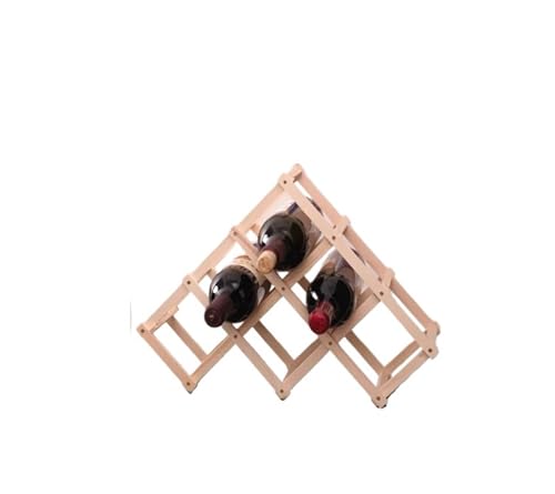 YDYAENIO Weinflaschenständer, Halterung zur Aufbewahrung von Weinflaschen, Zubehör for die Hausbar, Regalhalter, Schaufenster, Regal, Schließfach, Holzhalter(Color5) von YDYAENIO