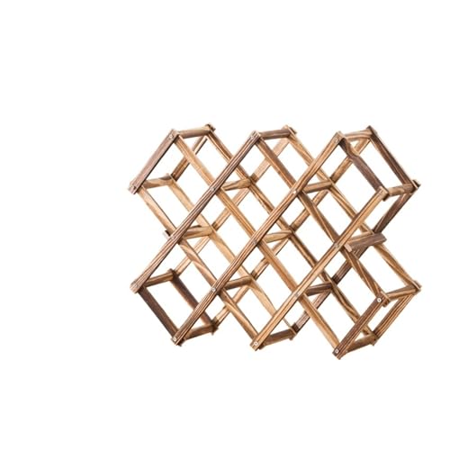 YDYAENIO Weinregal, Holz-Display-Rack, Wohnzimmer-Weinschrank, Vintage, kreatives(Color2) von YDYAENIO