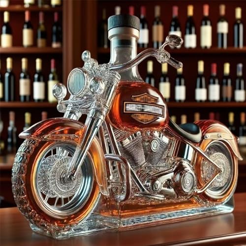 300ML Weindekanter Dekanter Whiskey Karaffe Statue - 3D-Whisky-Dekanter-Skulptur In Motorradform, Neuartige Weinflaschenstatue Aus Glas, Leere Weinflaschen Zur Aufbewahrung Von Spirituosen 300ML Weindekanter Dekanter Whiskey Karaffe Statue - 3D-Whisky-Dekanter-Skulptur In Motorradform, Neuartige Weinflaschenstatue Aus Glas, Leere Weinflaschen Zur Aufbewahrung Von Spirituosen von YDZYFFS