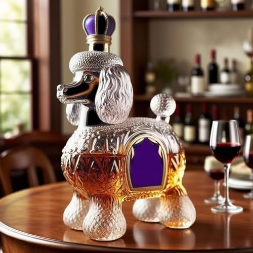 300ML Weindekanter Dekanter Whiskey Karaffe Statue - 3D-Whisky-Weinflasche In Pudelform, Neuartiger Whisky-Dekanter Aus Glas, Leere Weinkaraffe Mit Lustigem Tiermotiv 300ML Weindekanter Dekanter Whiskey Karaffe Statue - 3D-Whisky-Weinflasche In Pudelform, Neuartiger Whisky-Dekanter Aus Glas, Leere Weinkaraffe Mit Lustigem Tiermotiv von YDZYFFS