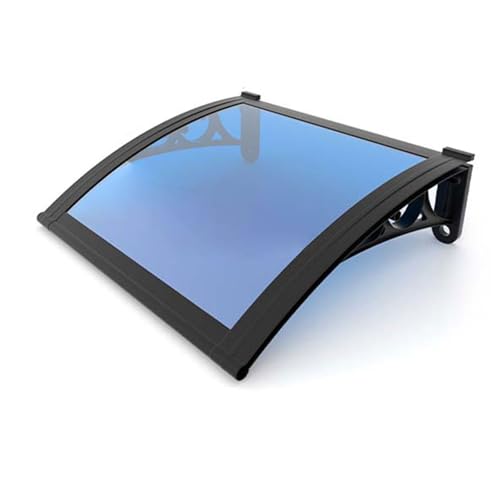 Haustür Vordach Außenmarkise Terrassenüberdachung Sonnenregenschutz mit Polycarbonat-Dachplatten Veranda Schatten Terrasse UV-Schutz von YDkjwjw