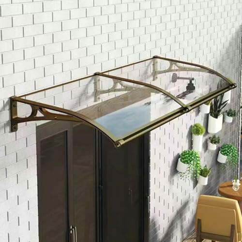 Haustür Vordächer für den Außenbereich wasserdichte Veranda Regendach Markise mit Abflusswaschbecken, Aluminiumhalterung, Türvordach für Fenster, Dachabdeckung, Terrasse Haustür Vordächer für den Außenbereich wasserdichte Veranda Regendach Markise mit Abflusswaschbecken, Aluminiumhalterung, Türvordach für Fenster, Dachabdeckung, Terrasse von YDkjwjw