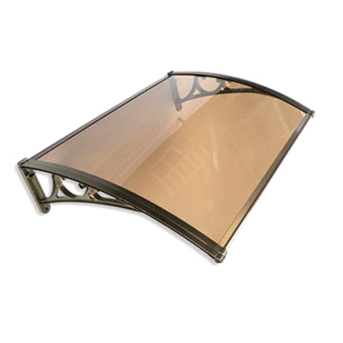 Polycarbonat Fenstertür Markisenüberdachung mit Halterung, Fenstermarkisen Türvordächer Haustür Außenterrasse Markise Überdachung UV Schnee Sonnenlicht Schutz Polycarbonat Fenstertür Markisenüberdachung mit Halterung, Fenstermarkisen Türvordächer Haustür Außenterrasse Markise Überdachung UV Schnee Sonnenlicht Schutz von YDkjwjw