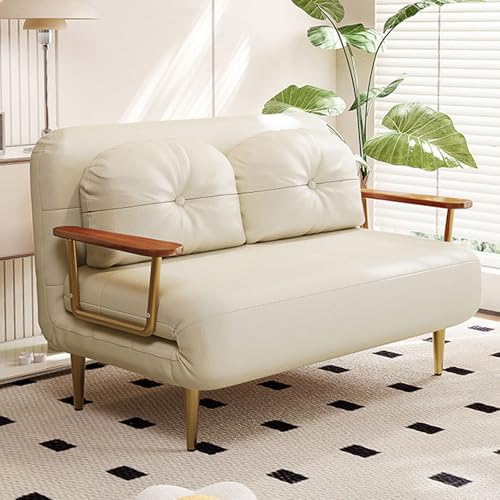 YDkjwjw 3-in-1-Einzelschlafsofa Wandelbare verstellbare Klappschlafcouch mit gepolsterter Rückenlehne Einzelklappstuhl Freizeitbodensofas für kleine Wohnungen von YDkjwjw