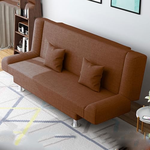 YDkjwjw 3-in-1-Klappschlafsessel Multifunktions-Schlafsofa für Erwachsene Einzelschlafsofa für Erwachsene mit Kissen und Verstellbarer Rückenlehne, Klappschlafcouch für Wohnzimmer, Schlafzimmer von YDkjwjw