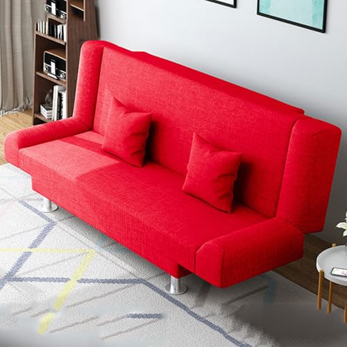 YDkjwjw 3-in-1-Klappschlafsessel Multifunktions-Schlafsofa für Erwachsene Einzelschlafsofa für Erwachsene mit Kissen und Verstellbarer Rückenlehne, Klappschlafcouch für Wohnzimmer, Schlafzimmer von YDkjwjw