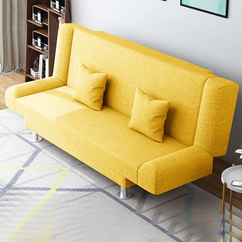 YDkjwjw 3-in-1-Klappschlafsessel Multifunktions-Schlafsofa für Erwachsene Einzelschlafsofa für Erwachsene mit Kissen und Verstellbarer Rückenlehne, Klappschlafcouch für Wohnzimmer, Schlafzimmer von YDkjwjw