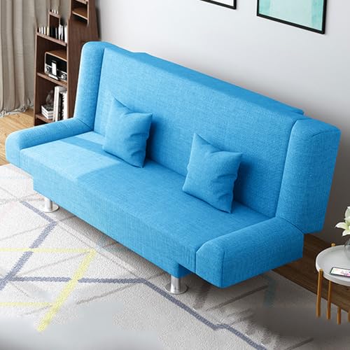 YDkjwjw 3-in-1-Klappschlafsessel Multifunktions-Schlafsofa für Erwachsene Einzelschlafsofa für Erwachsene mit Kissen und Verstellbarer Rückenlehne, Klappschlafcouch für Wohnzimmer, Schlafzimmer von YDkjwjw