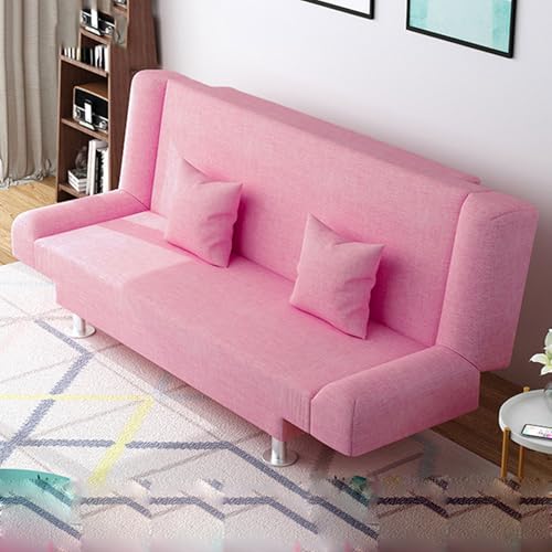 YDkjwjw 3-in-1-Klappschlafsessel Multifunktions-Schlafsofa für Erwachsene Einzelschlafsofa für Erwachsene mit Kissen und Verstellbarer Rückenlehne, Klappschlafcouch für Wohnzimmer, Schlafzimmer von YDkjwjw