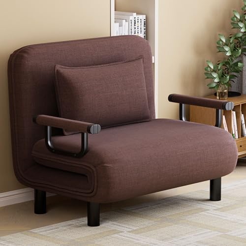 YDkjwjw 3-in-1-Klappschlafsessel Multifunktions-Schlafsofa für Erwachsene Einzelschlafsofa für Erwachsene mit Kissen und Verstellbarer Rückenlehne, Klappschlafcouch für Wohnzimmer, Schlafzimmer YDkjwjw 3-in-1-Klappschlafsessel Multifunktions-Schlafsofa für Erwachsene Einzelschlafsofa für Erwachsene mit Kissen und Verstellbarer Rückenlehne, Klappschlafcouch für Wohnzimmer, Schlafzimmer von YDkjwjw
