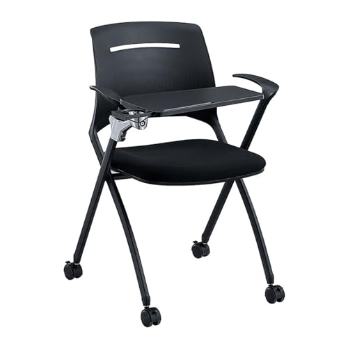 YDkjwjw 6 Pack Faltbare Bürostühle mit Rücken Portable Faltbare Bürostühle stapelbar Konferenzraum Stuhl für Büro Gast Empfang Besprechungsraum von YDkjwjw