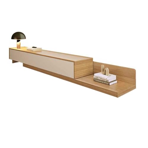 YDkjwjw Ausziehbarer TV-Ständer Mit Schublade, Moderner Medienkonsolenschrank Aus Holz Mit Offenen Regalen für Das Wohnzimmer YDkjwjw Ausziehbarer TV-Ständer Mit Schublade, Moderner Medienkonsolenschrank Aus Holz Mit Offenen Regalen für Das Wohnzimmer von YDkjwjw