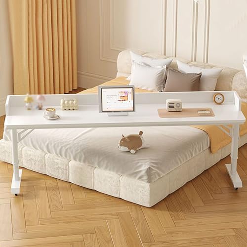 YDkjwjw Betttisch mit Rädern Bettschreibtisch über Nachttisch mit Metallbein, höhenverstellbarer Bett-Laptop-Schreibtisch über den Nachttischen für das Home-Office-Krankenhaus YDkjwjw Betttisch mit Rädern Bettschreibtisch über Nachttisch mit Metallbein, höhenverstellbarer Bett-Laptop-Schreibtisch über den Nachttischen für das Home-Office-Krankenhaus von YDkjwjw
