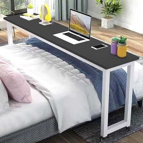 YDkjwjw Betttisch mit Rädern Bettschreibtisch über Nachttisch mit Metallbein, mobiler Bett-Laptop-Schreibtisch, der über die Nachttische für das Home-Office-Krankenhaus rollt YDkjwjw Betttisch mit Rädern Bettschreibtisch über Nachttisch mit Metallbein, mobiler Bett-Laptop-Schreibtisch, der über die Nachttische für das Home-Office-Krankenhaus rollt von YDkjwjw