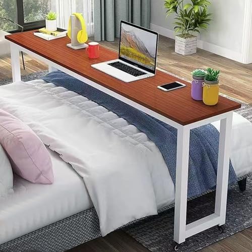 YDkjwjw Betttisch mit Rädern Bettschreibtisch über Nachttisch mit Metallbein, mobiler Bett-Laptop-Schreibtisch, der über die Nachttische für das Home-Office-Krankenhaus rollt YDkjwjw Betttisch mit Rädern Bettschreibtisch über Nachttisch mit Metallbein, mobiler Bett-Laptop-Schreibtisch, der über die Nachttische für das Home-Office-Krankenhaus rollt von YDkjwjw