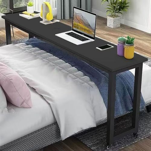 YDkjwjw Betttisch mit Rädern Bettschreibtisch über Nachttisch mit Metallbein, mobiler Bett-Laptop-Schreibtisch, der über die Nachttische für das Home-Office-Krankenhaus rollt YDkjwjw Betttisch mit Rädern Bettschreibtisch über Nachttisch mit Metallbein, mobiler Bett-Laptop-Schreibtisch, der über die Nachttische für das Home-Office-Krankenhaus rollt von YDkjwjw